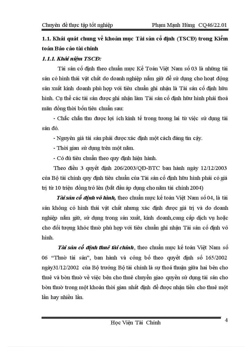 image for page Hoàn thiện kiểm toán khoản mục TSCĐ trong kiểm toán báo cáo tài chính do công ty TNHH Kiểm toán và Tư vấn thuế ATC thực hiện 3