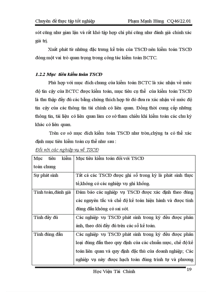 image for page Hoàn thiện kiểm toán khoản mục TSCĐ trong kiểm toán báo cáo tài chính do công ty TNHH Kiểm toán và Tư vấn thuế ATC thực hiện 3