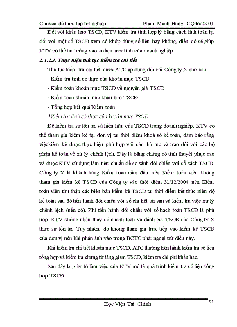 image for page Hoàn thiện kiểm toán khoản mục TSCĐ trong kiểm toán báo cáo tài chính do công ty TNHH Kiểm toán và Tư vấn thuế ATC thực hiện 3