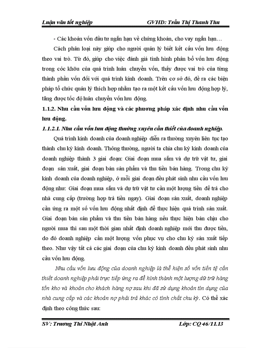 image for page Vốn lưu động và các giải pháp chủ yếu nâng cao hiệu quả sử dụng vốn lưu động tại Công ty Cổ phần Đầu tư Xây dựng và Thương mại Lâm Bình 5