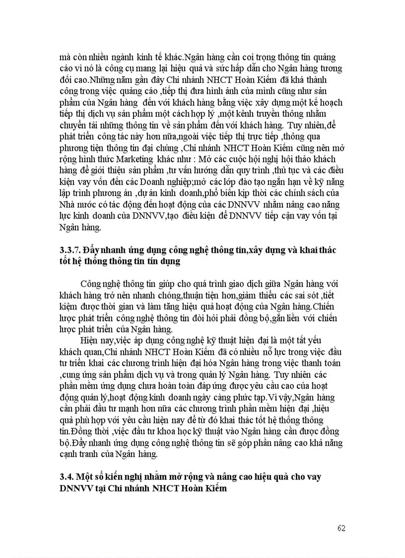 image for page Các giải pháp mở rộng và nâng cao hiệu quả cho vay DNNVV tại NHTM Cổ phần Công thương Việt Nam Chi nhánh Hoàn Kiếm 3