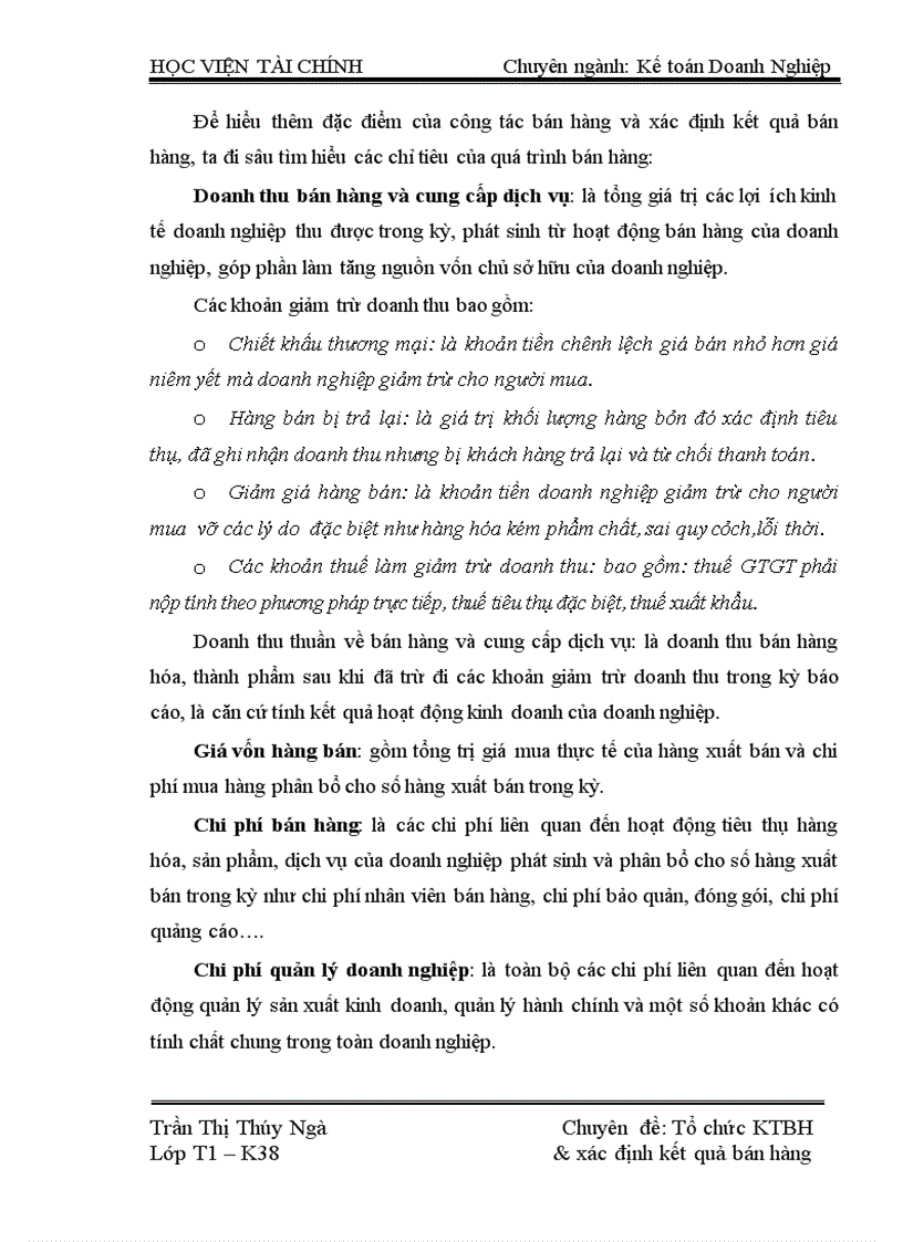 image for page Tổ chức kế toán bán hàng và xác định kết quả bán hàng tại Công ty TNHH Đầu tư Thương mại Ngọc Sơn 3