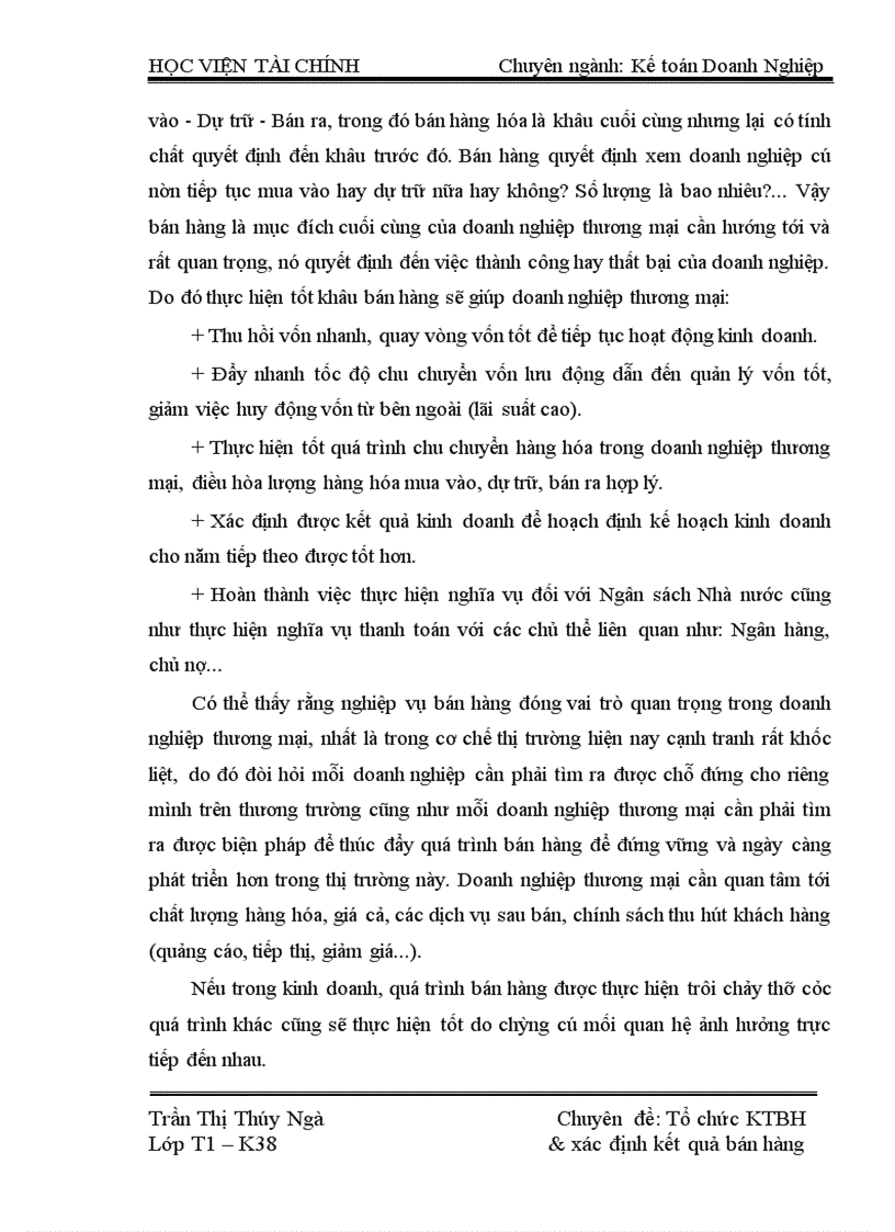 image for page Tổ chức kế toán bán hàng và xác định kết quả bán hàng tại Công ty TNHH Đầu tư Thương mại Ngọc Sơn 3