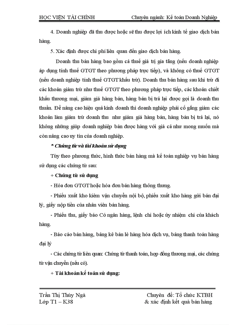 image for page Tổ chức kế toán bán hàng và xác định kết quả bán hàng tại Công ty TNHH Đầu tư Thương mại Ngọc Sơn 3