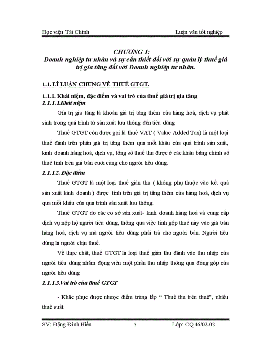 image for page Thực trạng quản lý thuế giá trị gia tăng đối với Doanh nghiệp tư nhân tại Chi cục Thuế Nam Sách Tỉnh Hải Dương 1