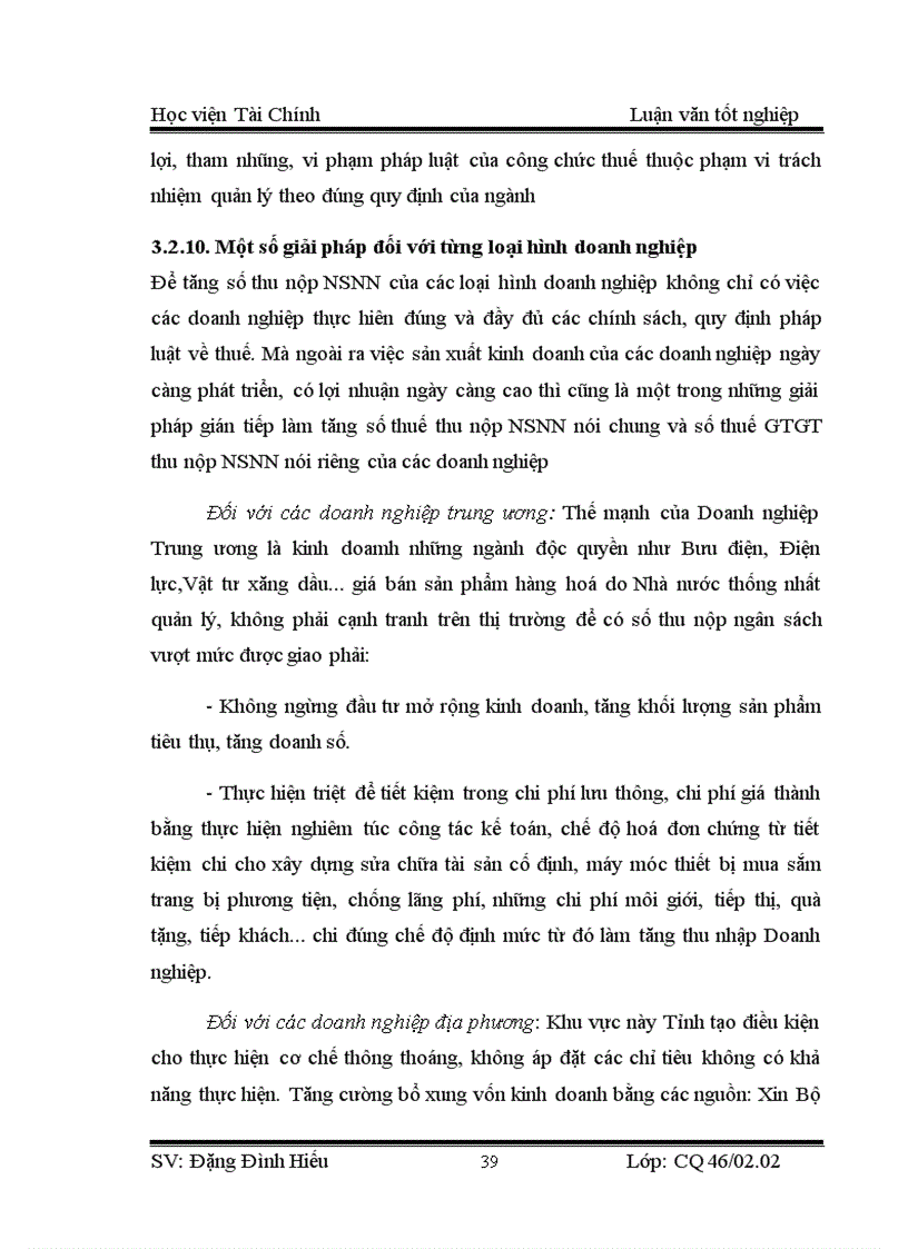 image for page Thực trạng quản lý thuế giá trị gia tăng đối với Doanh nghiệp tư nhân tại Chi cục Thuế Nam Sách Tỉnh Hải Dương 1