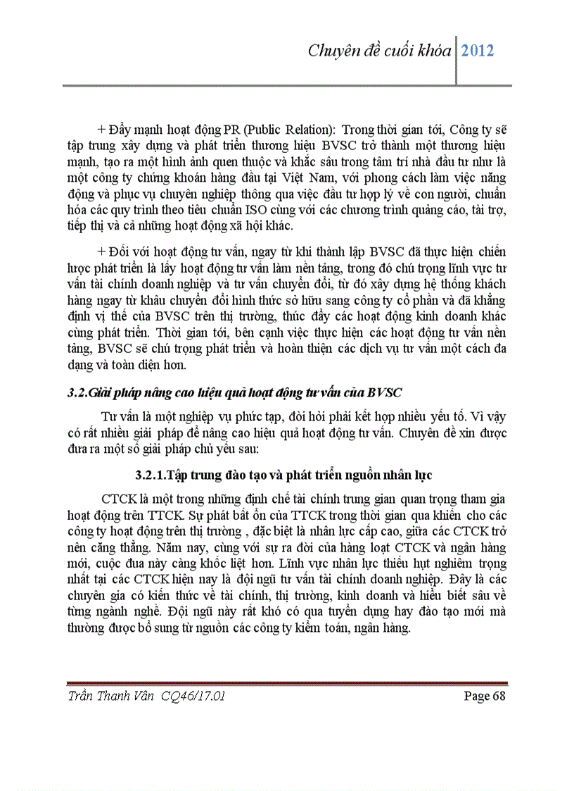 image for page Nâng cao hiệu quả hoạt động tư vấn của Công ty Cổ phần chứng khoán Bảo Việt BVSC 1