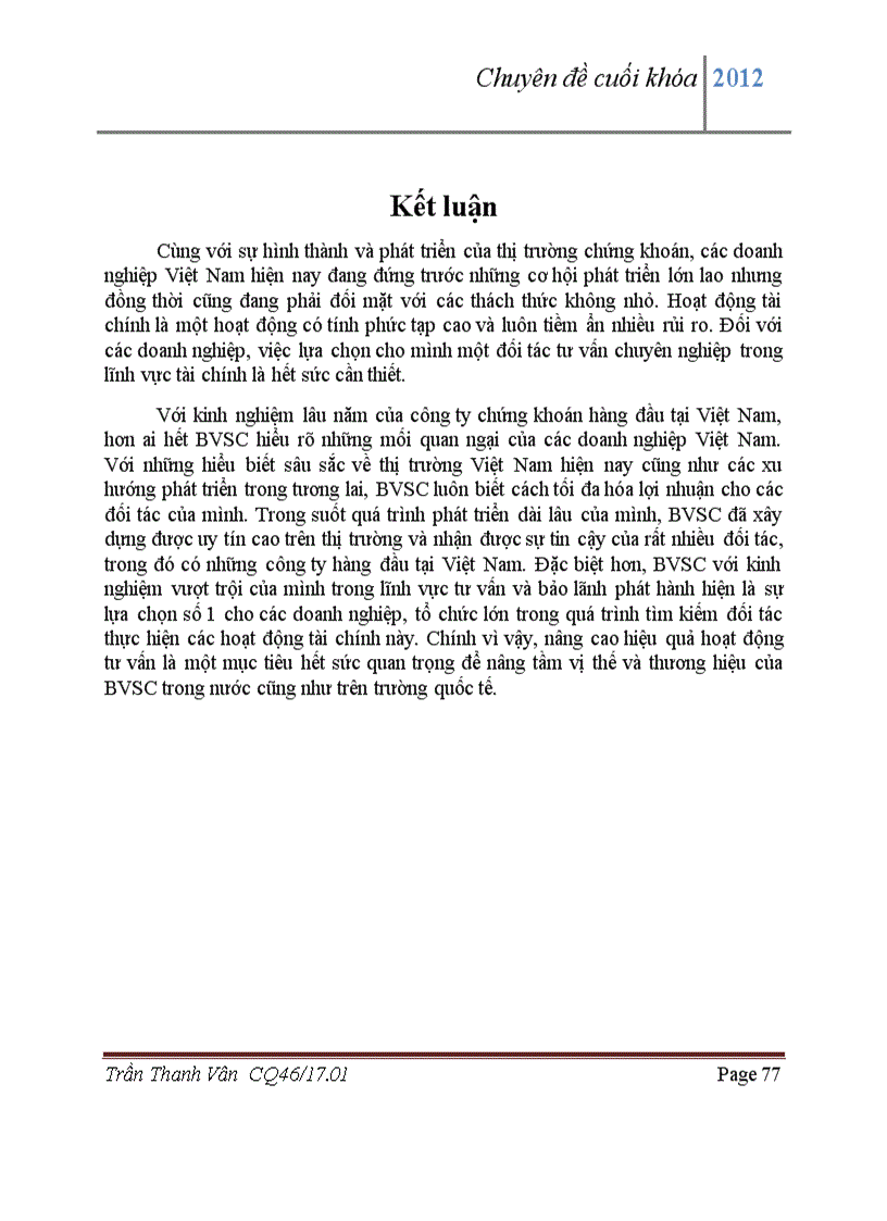 image for page Nâng cao hiệu quả hoạt động tư vấn của Công ty Cổ phần chứng khoán Bảo Việt BVSC 1