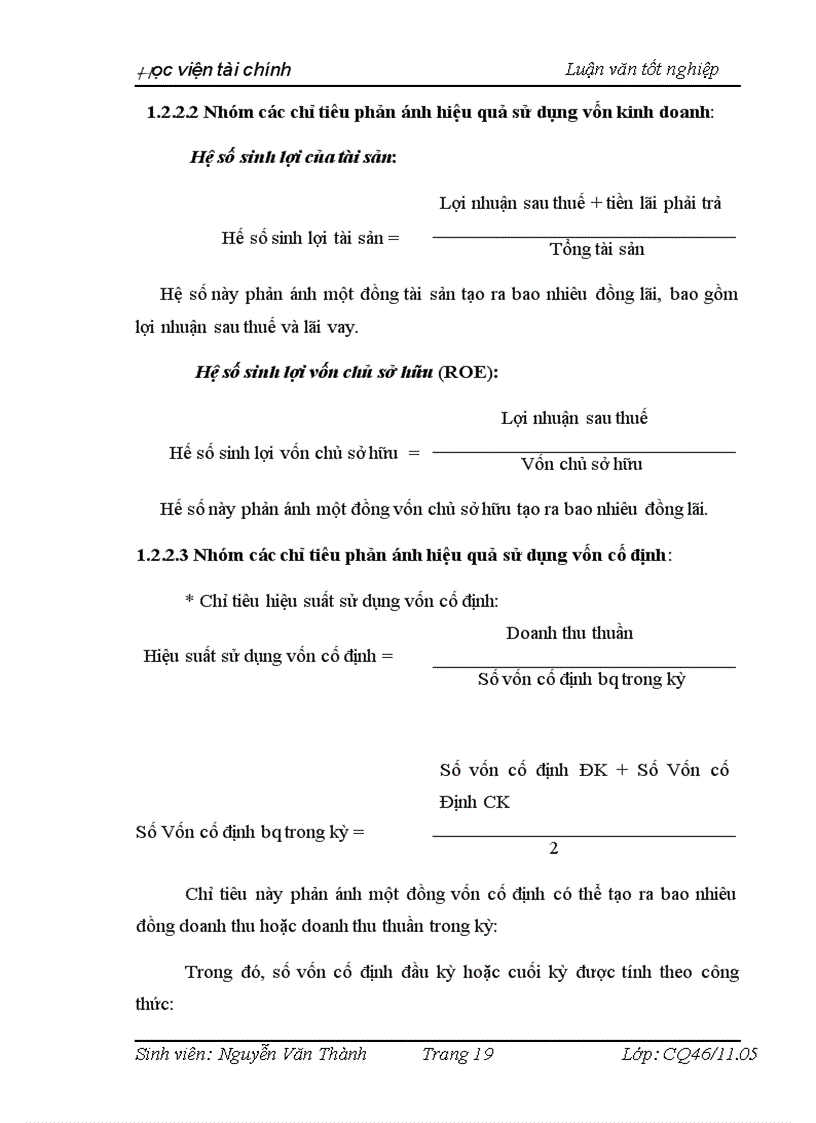 image for page Một số giải pháp nâng cao hiệu quả sử dụng vốn kinh doanh của công ty cổ phần xây dựng và Đầu tư phát triển 4