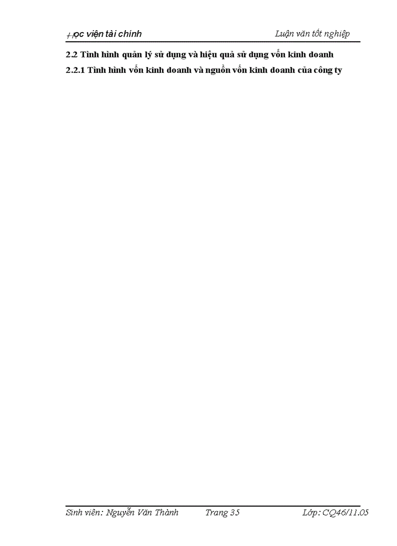 image for page Một số giải pháp nâng cao hiệu quả sử dụng vốn kinh doanh của công ty cổ phần xây dựng và Đầu tư phát triển 4