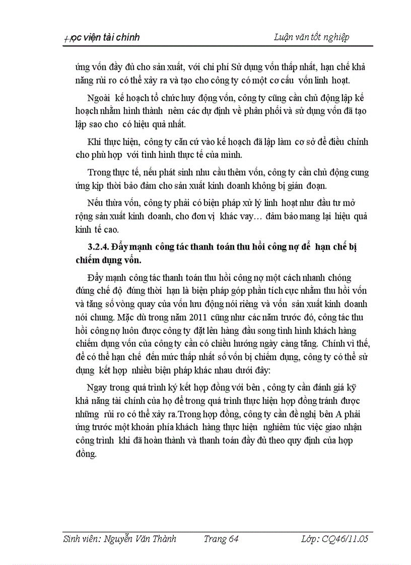 image for page Một số giải pháp nâng cao hiệu quả sử dụng vốn kinh doanh của công ty cổ phần xây dựng và Đầu tư phát triển 4