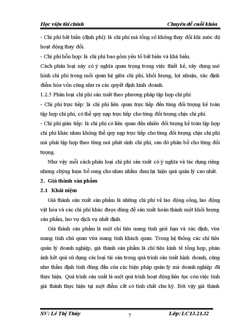 image for page Tổ chức công tác kế toán tập hợp chi phí sản xuất và tính giá thành sản phẩm tại công ty cổ phần may Thanh Hóa 3