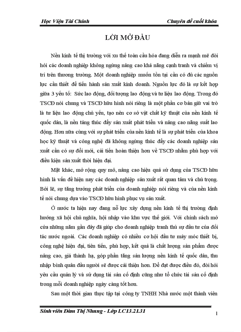 image for page Hoàn thiện công tác kế toán tài sản cố định hữu hình tại công ty TNHH Nhà nước một thành viên cơ khí Đông Anh 3