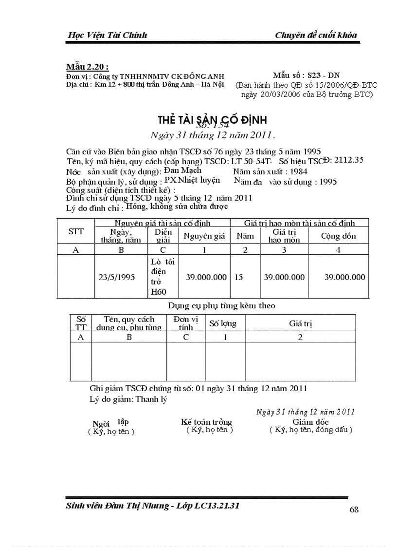 image for page Hoàn thiện công tác kế toán tài sản cố định hữu hình tại công ty TNHH Nhà nước một thành viên cơ khí Đông Anh 3