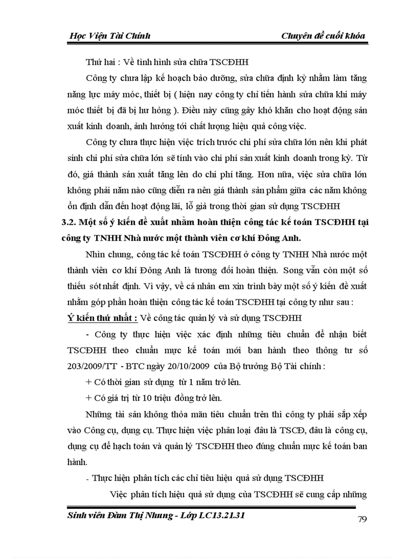 image for page Hoàn thiện công tác kế toán tài sản cố định hữu hình tại công ty TNHH Nhà nước một thành viên cơ khí Đông Anh 3