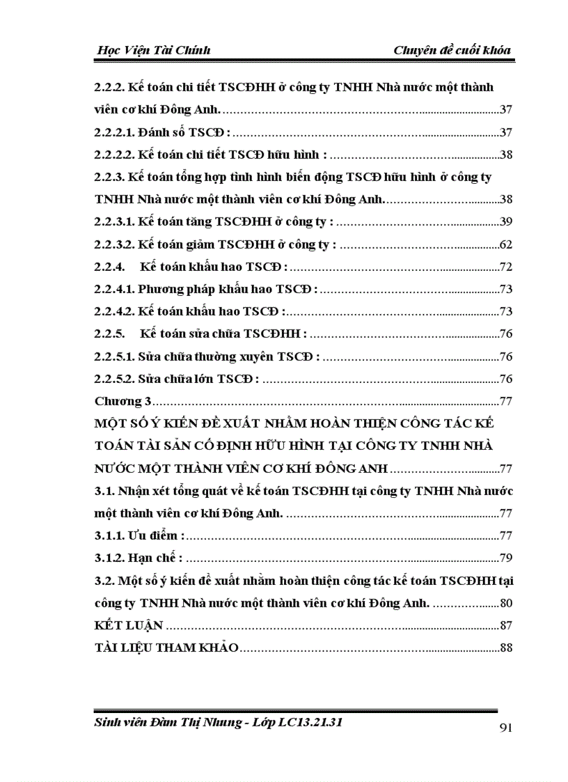 image for page Hoàn thiện công tác kế toán tài sản cố định hữu hình tại công ty TNHH Nhà nước một thành viên cơ khí Đông Anh 3