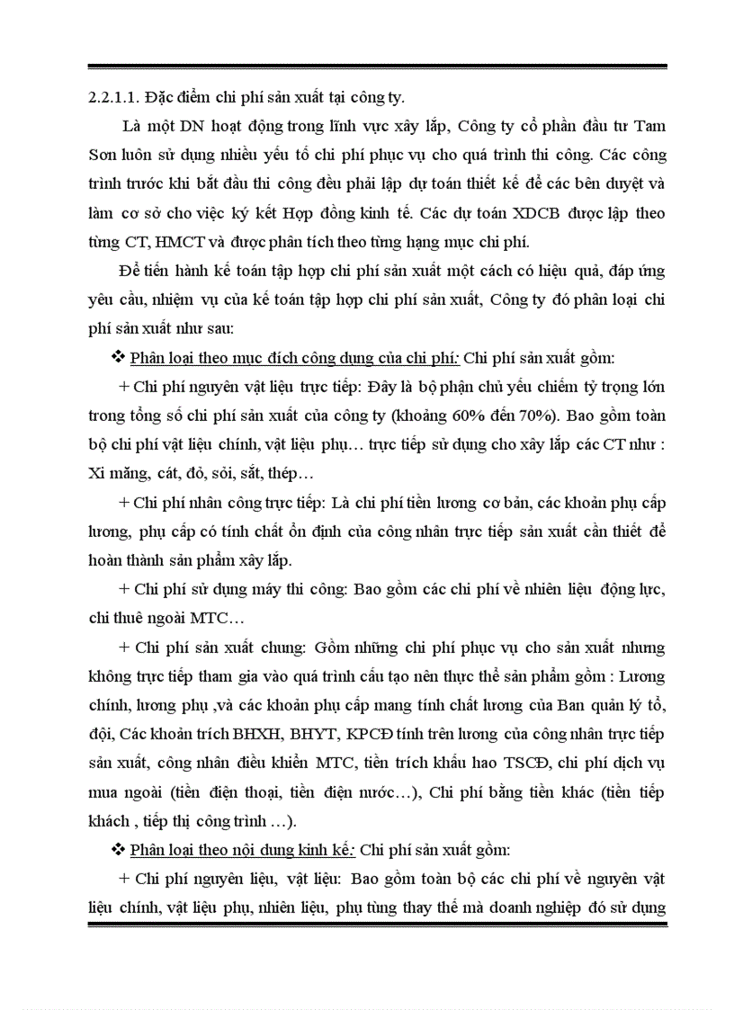 image for page Hoàn thiện công tác kế toán tập hợp chi phí sản xuất và tính giá thành sản phẩm tại công ty cổ phần đầu tư Tam Sơn 5