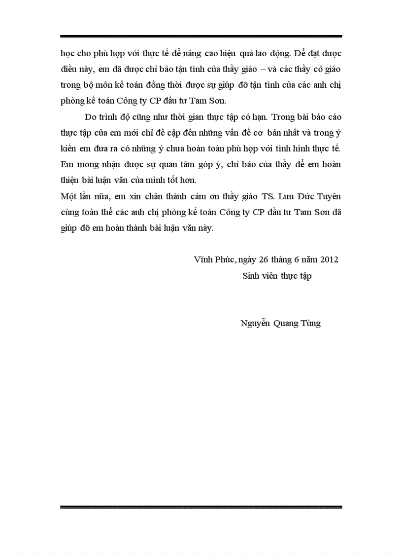 image for page Hoàn thiện công tác kế toán tập hợp chi phí sản xuất và tính giá thành sản phẩm tại công ty cổ phần đầu tư Tam Sơn 5