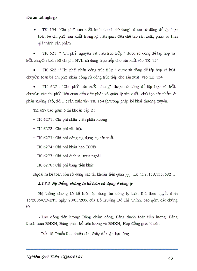 image for page Xây dựng phần mềm kế toán tập hợp chi phí và tính giá thành tại tổng công ty đầu tư và xây dựng cầu đường