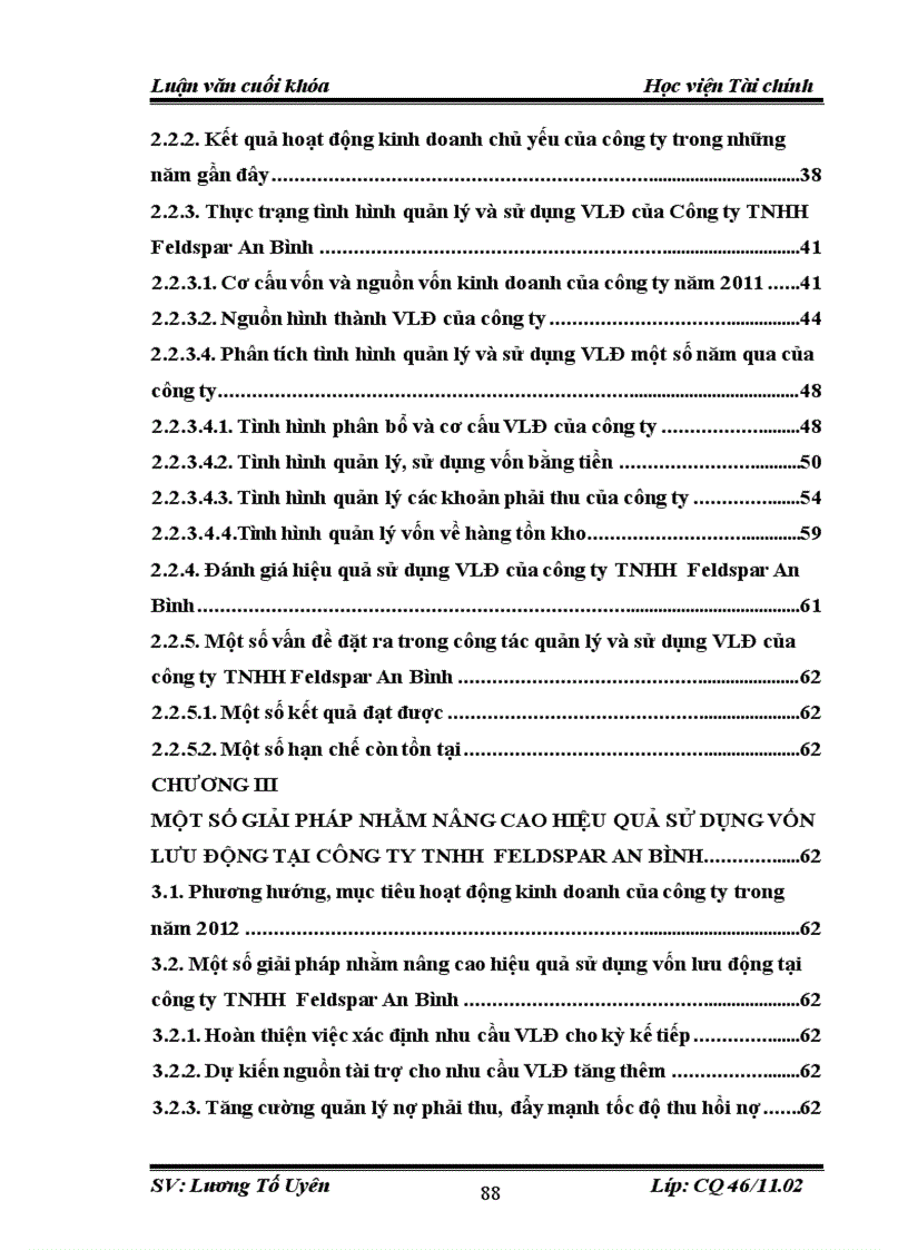image for page Một số giải pháp nhằm nâng cao hiệu quả sử dụng vốn lưu động tại công ty TNHH Feldspar An Bình 1