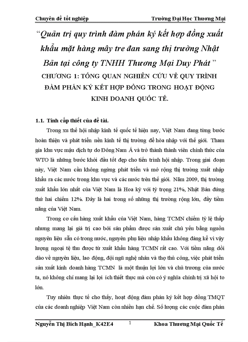 image for page Quản trị quy trình đàm phán ký kết hợp đồng xuất khẩu mặt hàng mây tre đan sang thị trường Nhật Bản tại công ty TNHH Thương Mại Duy Phát 5