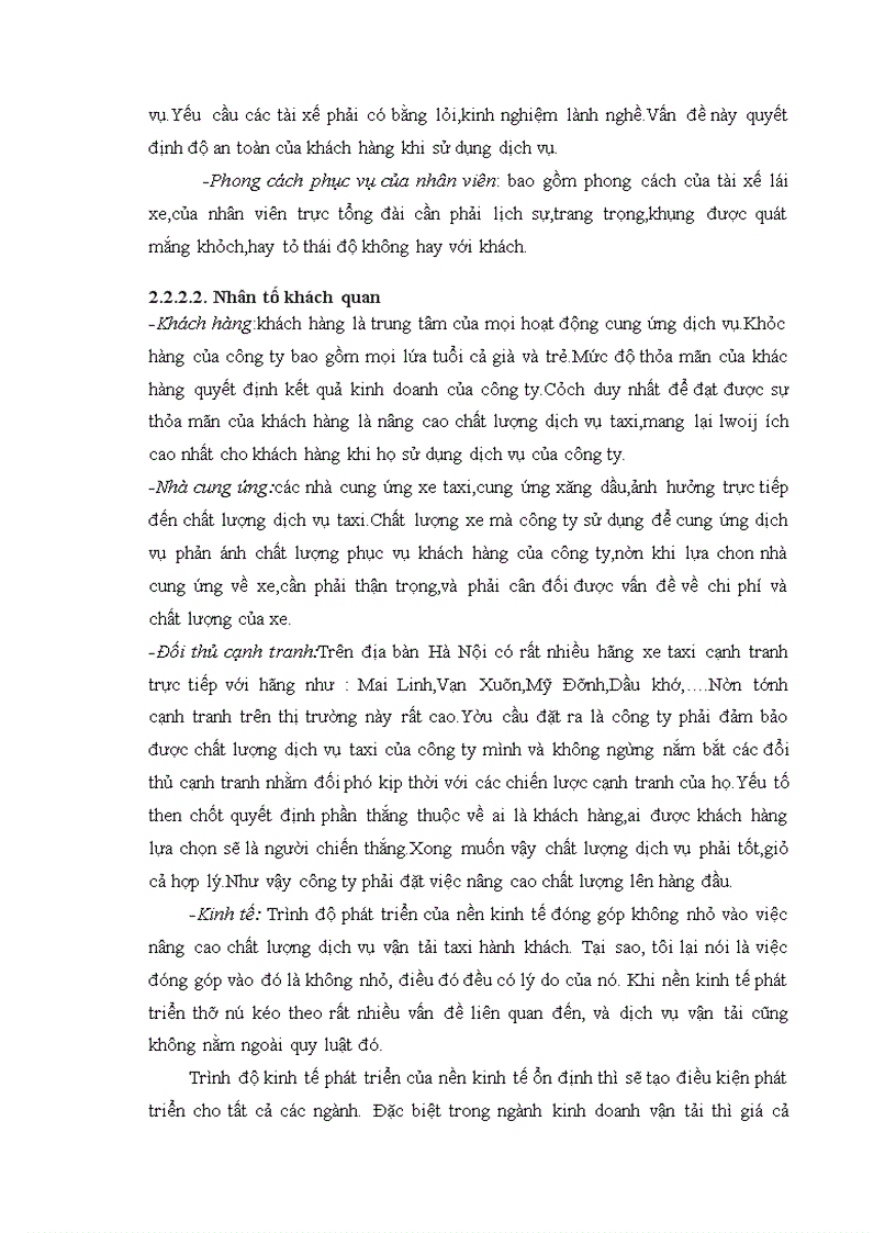 image for page Nâng cao chất lượng dịch vụ taxi của công ty cổ phần đầu tư và thương mại Vistar