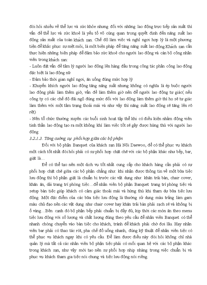image for page Giải pháp nâng cao hiệu quả sử dụng lao động tại bộ phận tiệc của khách sạn Hà Nội Daewoo 1