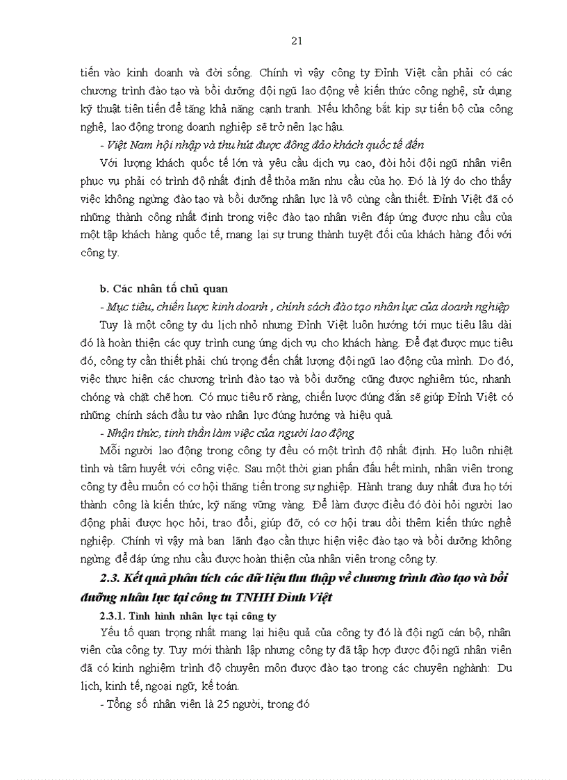 image for page Hoàn thiện chương trình đào tạo và bồi dưỡng nhân lực tại công ty TNHH Thương Mại và Du lịch Đỉnh Việt 3