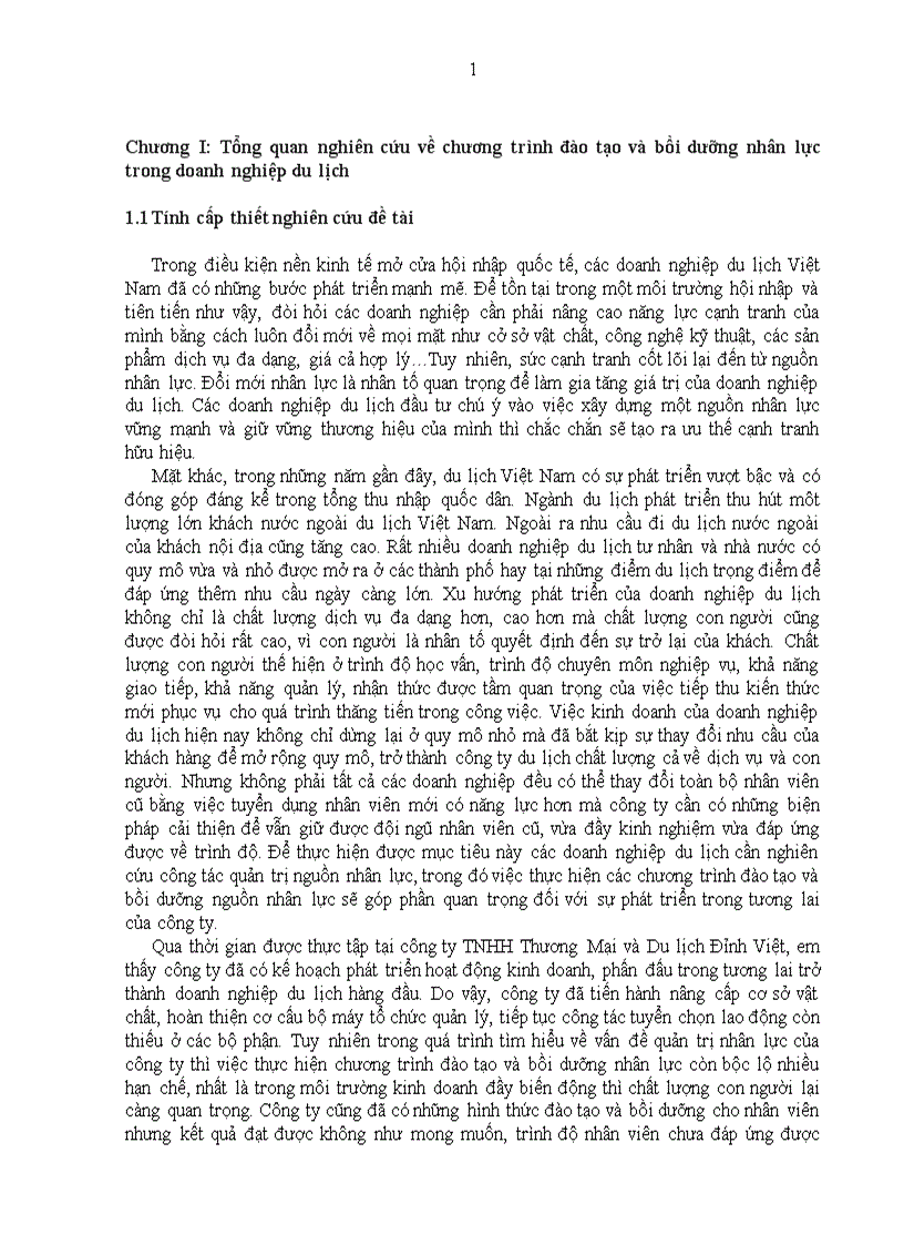 image for page Hoàn thiện chương trình đào tạo và bồi dưỡng nhân lực trong công ty TNHH Thương Mại và Du lịch Đỉnh Việt