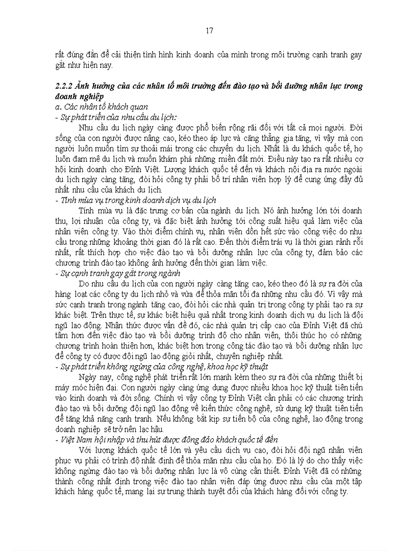 image for page Hoàn thiện chương trình đào tạo và bồi dưỡng nhân lực trong công ty TNHH Thương Mại và Du lịch Đỉnh Việt