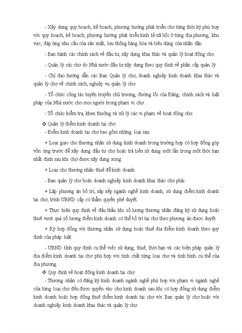 image for page Chính sách quản lý nhà nước với việc quản lý hệ thống chợ trên địa bàn tỉnh Lạng Sơn 1