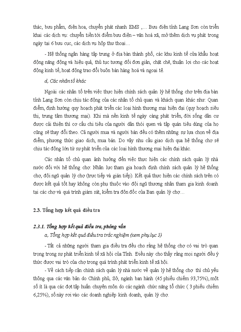 image for page Chính sách quản lý nhà nước với việc quản lý hệ thống chợ trên địa bàn tỉnh Lạng Sơn 1