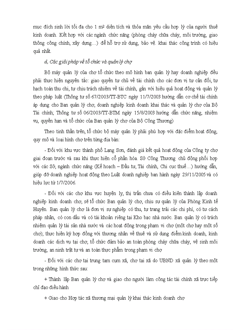 image for page Chính sách quản lý nhà nước với việc quản lý hệ thống chợ trên địa bàn tỉnh Lạng Sơn 1