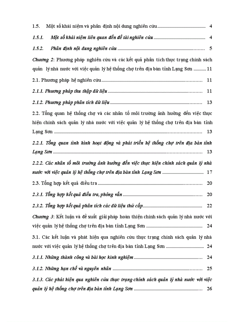 image for page Chính sách quản lý nhà nước với việc quản lý hệ thống chợ trên địa bàn tỉnh Lạng Sơn 1