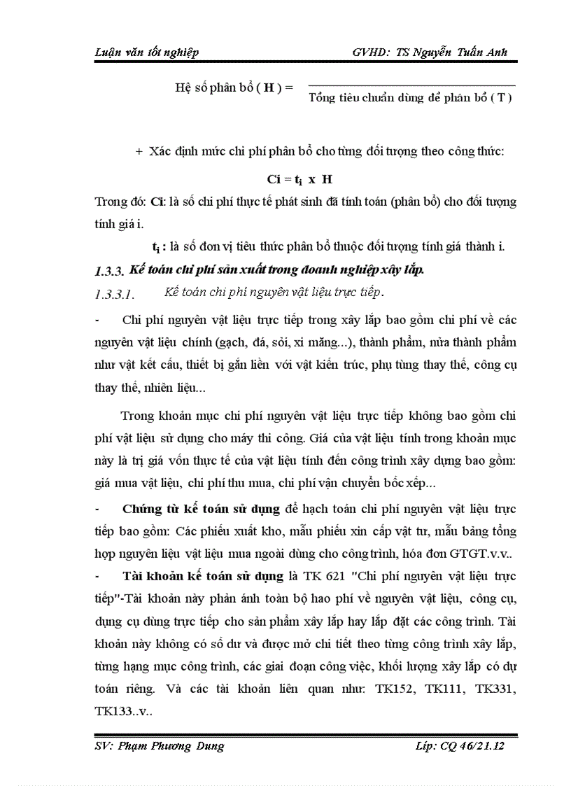 image for page Kế toán chi phí sản xuất và tính giá thành sản phẩm xây lắp của Công ty Cổ phần Đầu tư và Thương mại Dầu khí Sông Đà