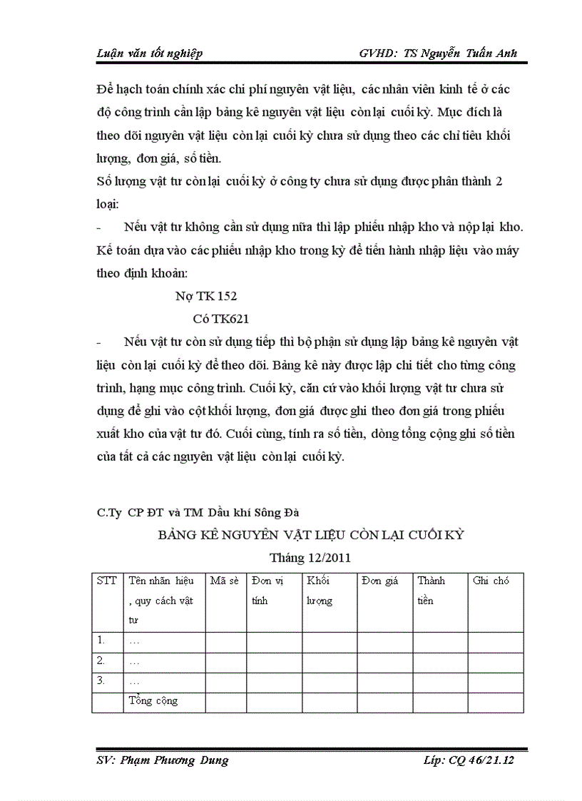 image for page Kế toán chi phí sản xuất và tính giá thành sản phẩm xây lắp của Công ty Cổ phần Đầu tư và Thương mại Dầu khí Sông Đà