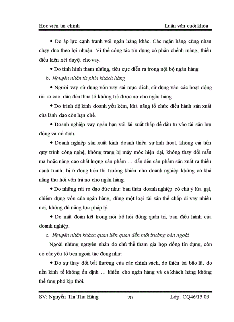 image for page Các giải pháp phòng ngừa và hạn chế rủi ro tín dụng trong hoạt động cho vay của NHTMCP Bắc Á chi nhánh Hà Thành 3