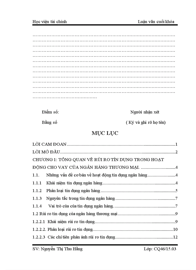 image for page Các giải pháp phòng ngừa và hạn chế rủi ro tín dụng trong hoạt động cho vay của NHTMCP Bắc Á chi nhánh Hà Thành 3