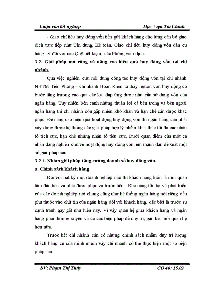 image for page Công tác huy động vốn tại NHTMCP TiênPhong chi nhánh Hoàn Kiếm Thực trạng và giải pháp 3