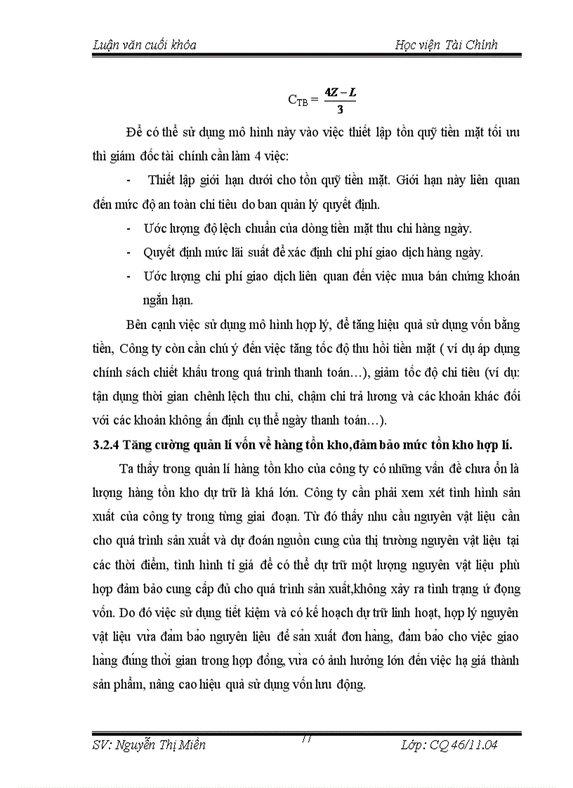 image for page Vốn lưu động và các giải pháp nhằm nâng cao hiệu quả sử dụng vốn lưu động của Tổng Công ty May 10 6