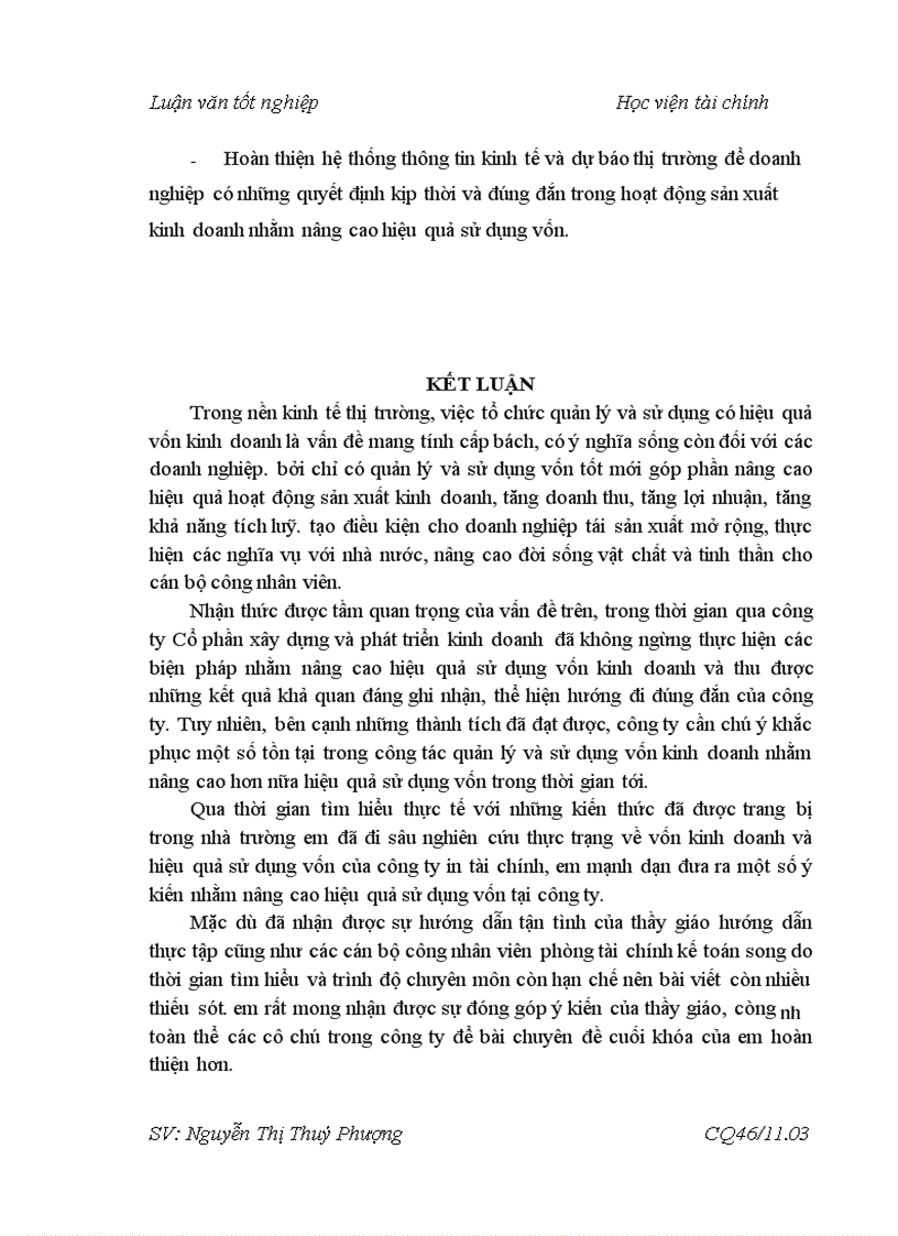 image for page Giải pháp nâng cao hiệu quả sử dụng Vốn kinh doanh ở Công ty cổ phần Công nghệ nền móng và Xây dựng 5