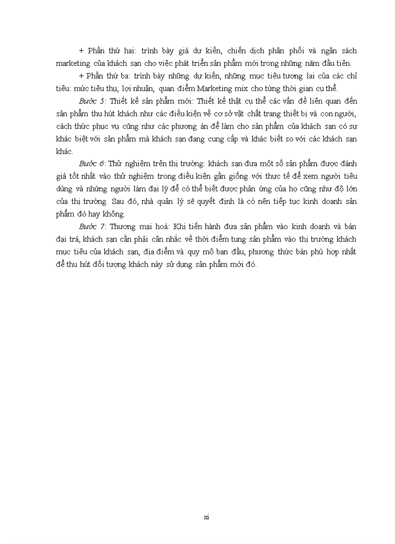 image for page Hoàn thiện chính sách sản phẩm trong kinh doanh ăn uống tại khách sạn Tiến Mỹ