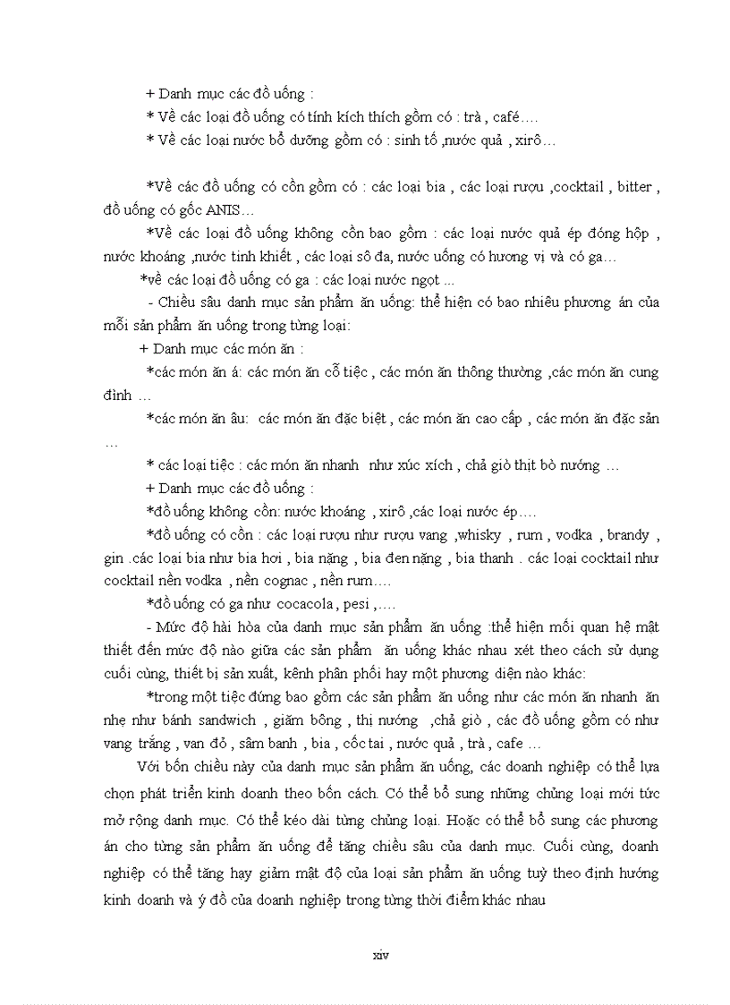 image for page Hoàn thiện chính sách sản phẩm trong kinh doanh ăn uống tại khách sạn Tiến Mỹ