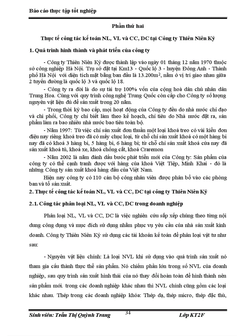 image for page Kế toán nguyên liệu vật liệu và công cụ dụng cụ tại công ty Thiên Niên Kỷ