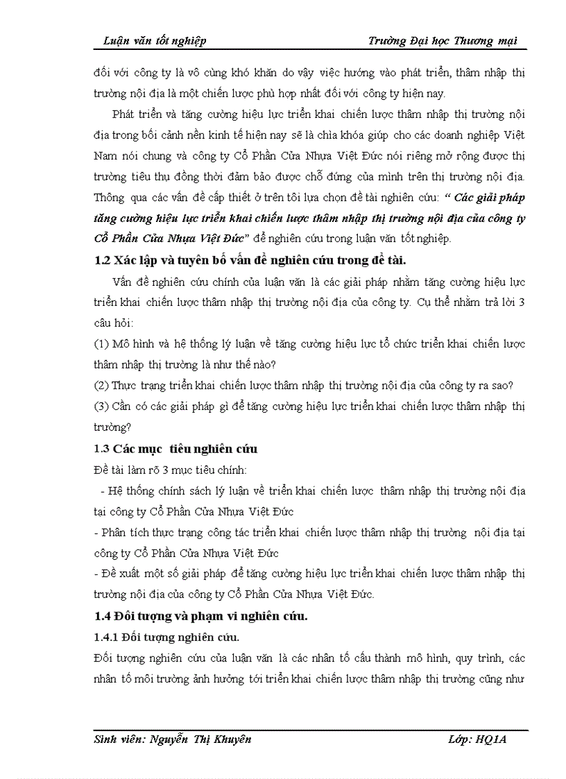 image for page Giải pháp tăng cường hiệu lực tổ chức triển khai chiến lược thâm nhập thị trường nội địa của Công ty cổ phần cửa nhựa Việt Đức 1