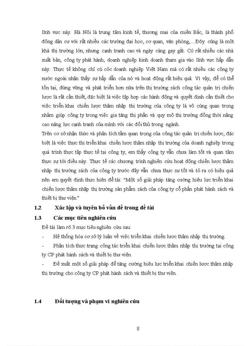 image for page Tăng cường hiệu lực triển khai chiến lược thâm nhập thị trường hà nội sản phẩm sách của công ty cổ phần phát hành sách và thiết bị thư viện