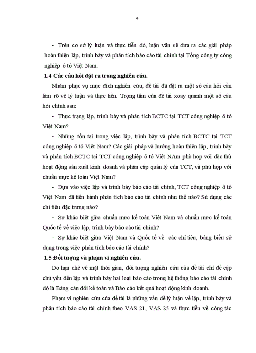 image for page Lập trình bày và phân tích báo cáo tài chính tại Tổng công ty công nghiệp ô tô Việt Nam