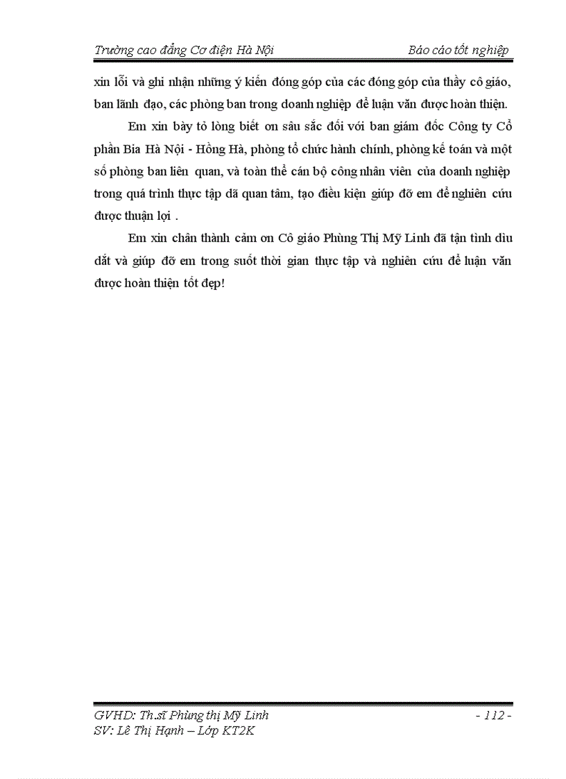 image for page Hoàn thiện công tác kế toán tiền lương và các khoản trích theo lương tại Công ty Cổ phần Bia Hà Nội Hồng Hà 1