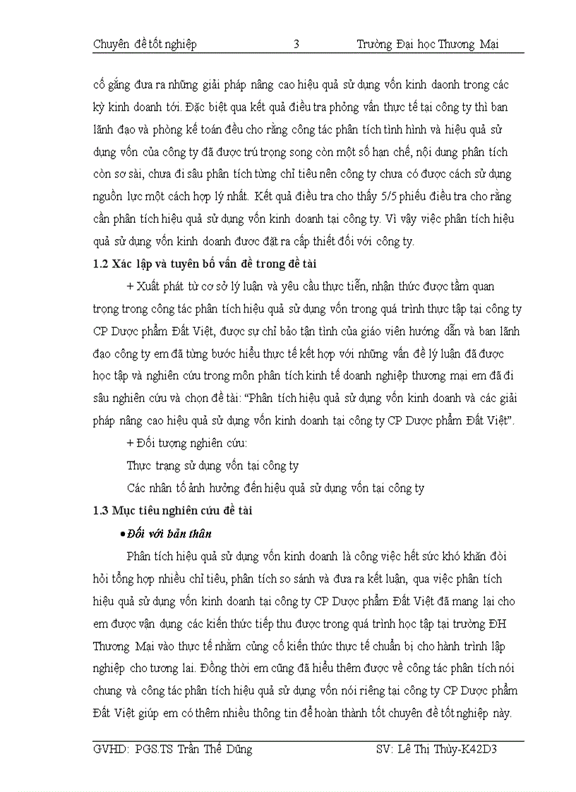 image for page Phân tích hiệu quả sử dụng vốn kinh doanh và các giải pháp nâng cao hiệu quả sử dụng vốn kinh doanh tại công ty CP Dược phẩm Đất Việt 3