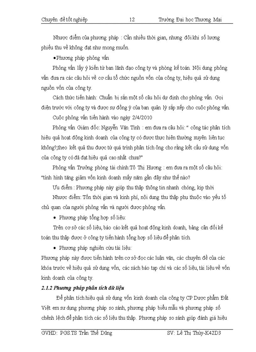 image for page Phân tích hiệu quả sử dụng vốn kinh doanh và các giải pháp nâng cao hiệu quả sử dụng vốn kinh doanh tại công ty CP Dược phẩm Đất Việt 3